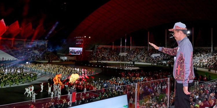 Presiden Jokowi Resmikan Pembukaan PON XXI Tahun 2024 di Aceh