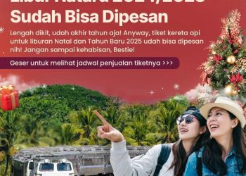 KAI Umumkan Jadwal Pembelian Tiket Kereta Api Jelang liburan Nataru 2024/2025