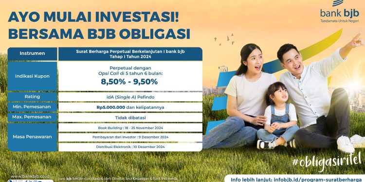 bank bjb Pelopori Penerbitan Surat Berharga Perpetual Rupiah di Indonesia