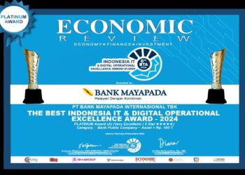 Selamat! Bank Mayada Raih Platinum Award IITA VI 2024