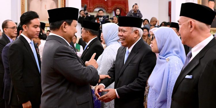 Presiden Prabowo Subianto Lantik Basuki Hadimuljono sebagai Kepala OIKN