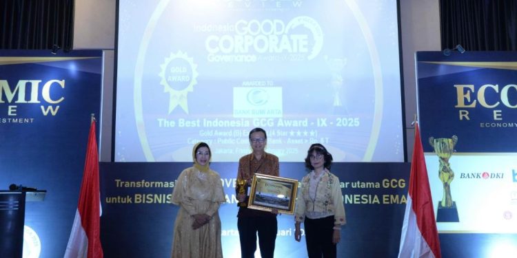 BTN Raih GCG Award 2025 dengan Predikat Gold  Berkat Perkuat Posisi Daya Saing