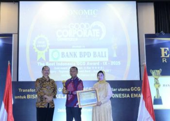 Terapkan Tata Kelola Secara Konsisten Bank BPD Bali Raih Gold Award GCG IX  2025