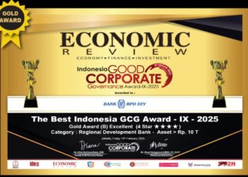Implementasi GCG Secara Baik Bank BPD DIY Raih Gold Award GCG IX 2025