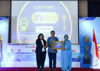 Arie Rinaldi, Sekper Bank DKI Raih The Best Corsec & Corcomm Award 2025