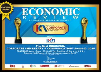 Arie Rinaldi, Sekper Bank DKI Raih The Best Corsec & Corcomm Award 2025
