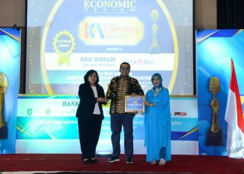 Arie Rinaldi, Sekper Bank DKI Raih The Best Corsec & Corcomm Award 2025