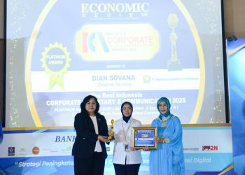 Arie Rinaldi, Sekper Bank DKI Raih The Best Corsec & Corcomm Award 2025