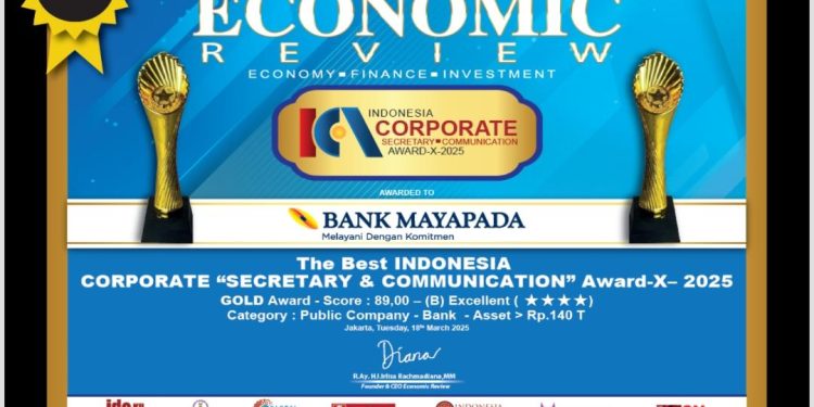 Bank Mayapada Torehkan Gold Award – Indonesia Corporate Secretary & Corporate Communication Award 2025
