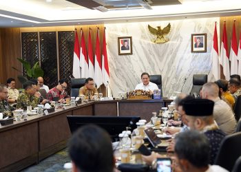 Rapat Koordinasi Penerapan Tarif Perdagangan Baru Amerika Serikat Terhadap Negara Mitra