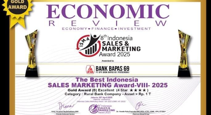 Bank Bapas 69 Torehkan Prestasi Raih Gold Award ISMA VIII 2025