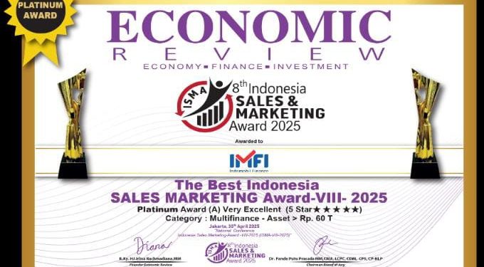 Kinerja Sales dan Marketing Melesat, Indomobil Finance Raih Platinum Award ISMA VIII 2025