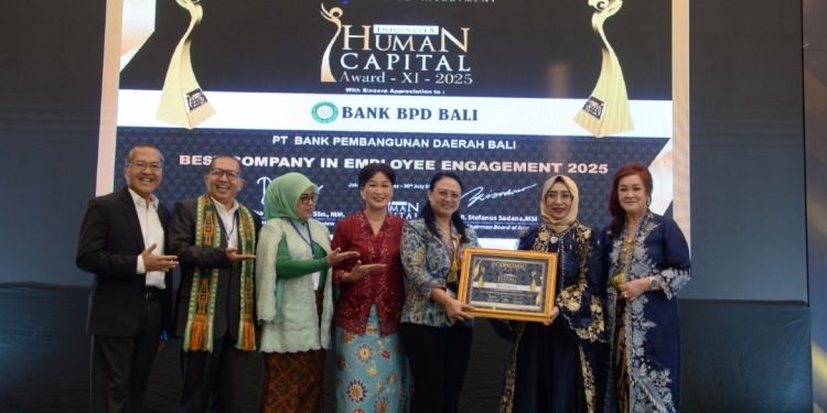 BPD Bali Kembali Torehkan Best Company Employee Engagement di IHCA 2025