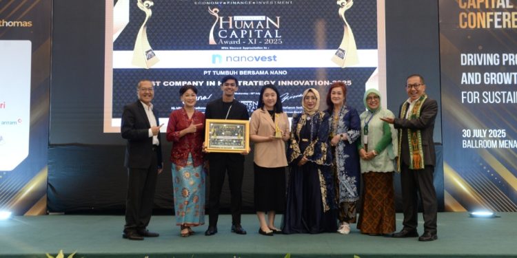Nanovest Mantapkan Diri sebagai Best Company In HR Strategy Innovation 2025 pada IHCA 2025