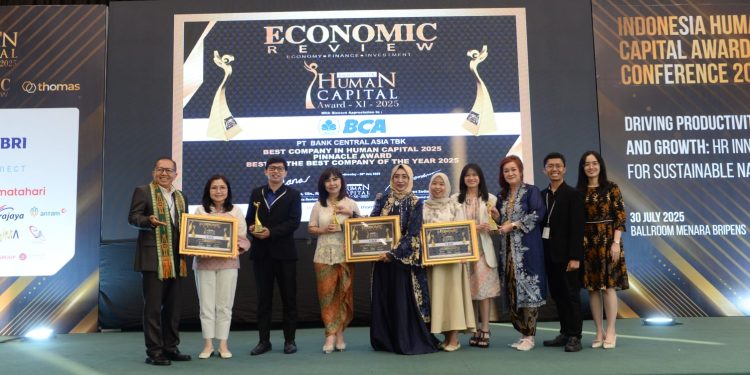 SDM Unggul, BCA Raih Empat Award Bergengsi di Ajang Indonesia Human Capital XI 2025