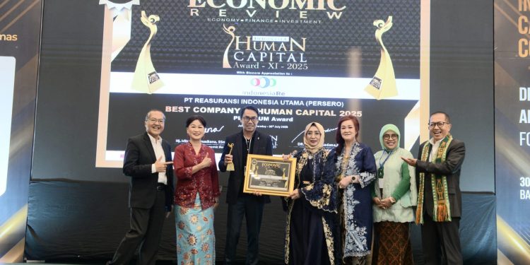 Selamat! Reasuransi Indonesia Utama Raih Best Company HC XI 2025