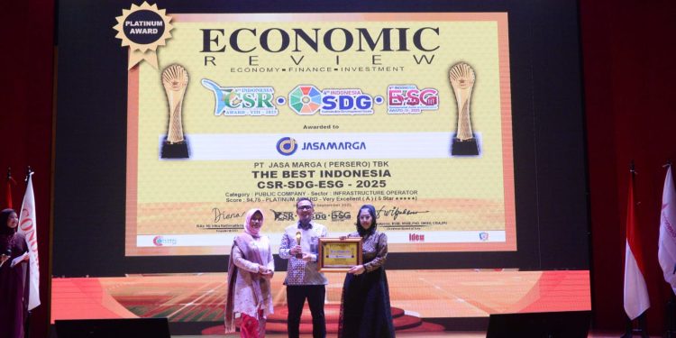 Jasa Marga Raih Penghargaan Platinum Award CSR–SDG–ESG  VIII 2025