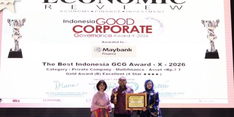Maybank Finance Boyong Gold Award – Excellent GCG Award 2026