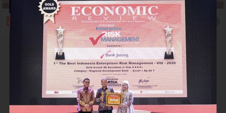 Raih 1st Best ERM di IERMA 2026 Bukti Penerapan ERM Bank Jateng Apik dan Berkesinambungan