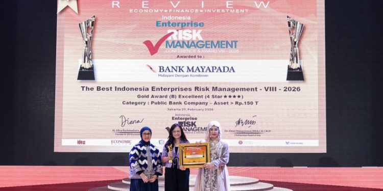 Bank Mayapada Raih Gold Award ERM 2026