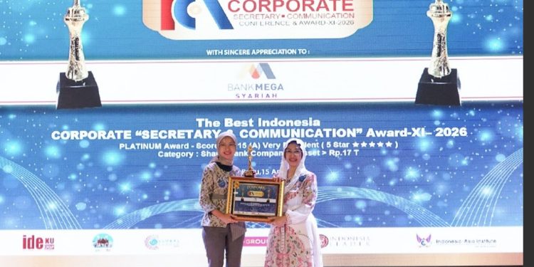 Corporate Communication Bank Mega Syariah: Bangun Reputasi dan Transparansi Informasi raih 2 Platinum Award sekaligus