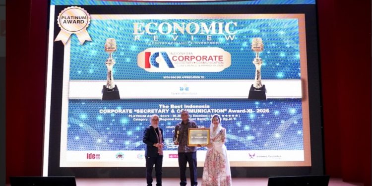 Komunikasi Dua Arah Sukses antarkan Kaltimtara Raih Platinum Award ICCA 2026 dari Econimic Review