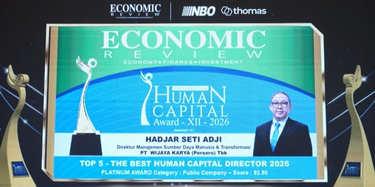 Hadjar Seti Adji – Direktur Manajemen Sumber Daya Manusia dan Transformasi WIKA Sabet Top 5 Best HC Director 2026