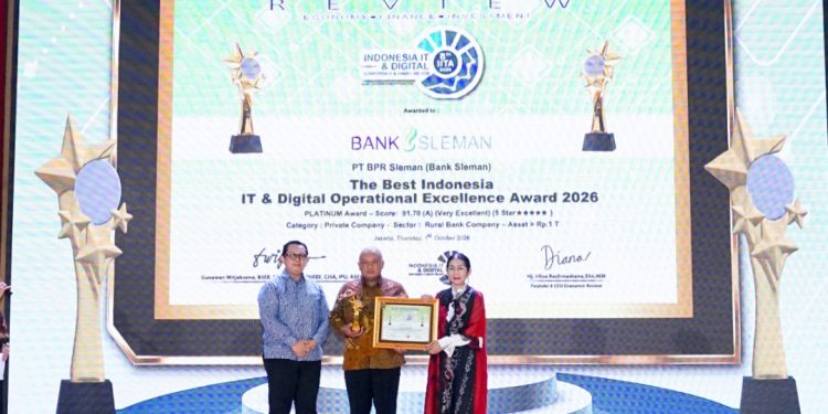 BPR Bank Sleman Torehkan Prestasi Pada Perhelatan IITA 2026 dengan Platinum Award – Very Excellent Kategori Private Company