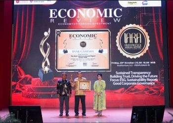Konsisten dan Komitmen, Bank Ganesha Raih Gold Award, IARA 2026
