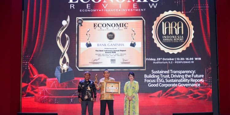 Konsisten dan Komitmen, Bank Ganesha Raih Gold Award, IARA 2026
