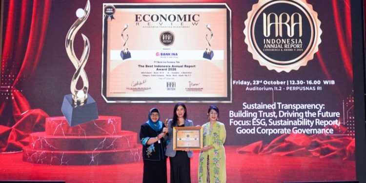 Bank Ina Perdana Boyong Gold Award Ajang IARA 2026