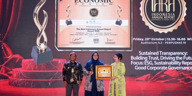 PLN Indonesia Power Raih Platinum Award – IARA 2026 Berkat Komitmen dan Transparansi