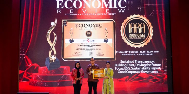 Predikat Platinum Award The Best Annual Report 2026 Disandang BPD Jambi