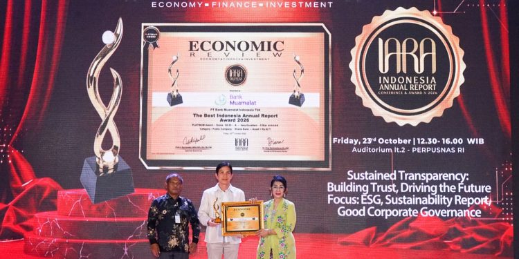 Kedepankan Prinsip Kehati-hatian, Bank Muamalat Raih The Best Indonesia Annual Report 2026