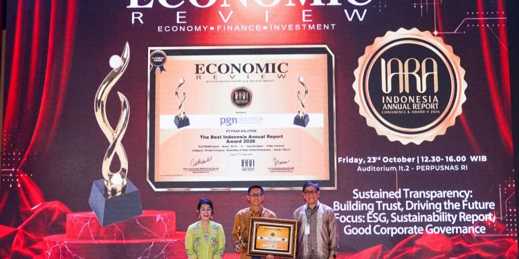 PT GAS Solution Sukses Raih The Best Indonesia Annual Report Award 2026