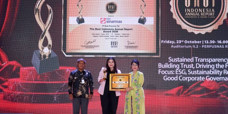 Bank Sinarmas Raih The Best Indonesia Annual Report 2026 Berpredikat Gold Award